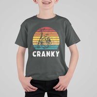 Fishing Lover T Shirt For Kid Cranky Vintage Retro Crankbait Fishermen - Wonder Print Shop