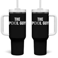 Funny Swimming Lover Tumbler With Handle The Pool Guy Expert - Wonder Print Shop
