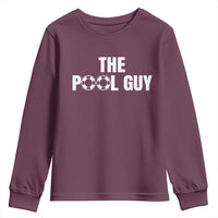 Funny Swimming Lover Youth Sweatshirt The Pool Guy Expert - Wonder Print Shop