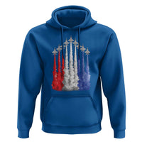 Funny Fighter Jet Airplane American Flag 4th Of July Hoodie - Wonder Print Shop