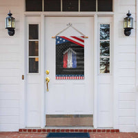 Funny Fighter Jet Airplane American Flag 4th Of July Patriotic Garden Flag
