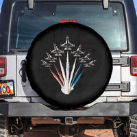 US Airplane Fighter Jet American Flag 4th Of July Spare Tire Cover - Wonder Print Shop