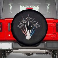 US Airplane Fighter Jet American Flag 4th Of July Spare Tire Cover - Wonder Print Shop