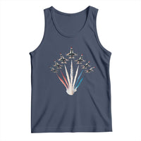 US Airplane Fighter Jet American Flag 4th Of July Tank Top - Wonder Print Shop