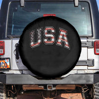 Funny USA Patriotic 4th of July American Flag Spare Tire Cover - Wonder Print Shop