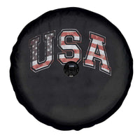 Funny USA Patriotic 4th of July American Flag Spare Tire Cover - Wonder Print Shop