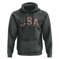 Funny USA Patriotic 4th of July American Flag Hoodie - Wonder Print Shop