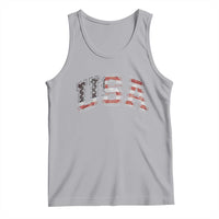 Funny USA Patriotic 4th of July American Flag Tank Top - Wonder Print Shop