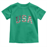 Funny USA Patriotic 4th of July American Flag Toddler T Shirt - Wonder Print Shop