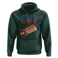 Pig Missiles And Freedom Hot Dog 4th of July Humor Hoodie