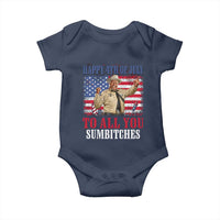 Happy 4th of July To All You Sumbitches Baby Onesie Funny Smokey Patriotic American 70s Movie The Bandit
