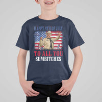 Happy 4th of July To All You Sumbitches T Shirt For Kid Funny Smokey Patriotic American 70s Movie The Bandit