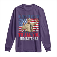 Happy 4th of July To All You Sumbitches Long Sleeve Shirt Funny Smokey Patriotic American 70s Movie The Bandit