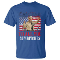 Happy 4th of July To All You Sumbitches T Shirt Funny Smokey Patriotic American 70s Movie The Bandit