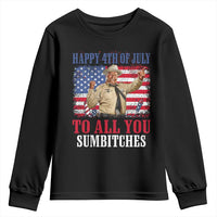 Happy 4th of July To All You Sumbitches Youth Sweatshirt Funny Smokey Patriotic American 70s Movie The Bandit