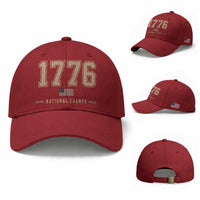 1776 National Champs 250th Anniversary USA 4th of July Baseball Cap