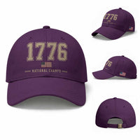 1776 National Champs 250th Anniversary USA 4th of July Baseball Cap