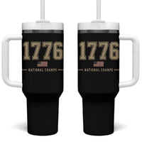 1776 National Champs 250th Anniversary USA 4th of July Tumbler With Handle