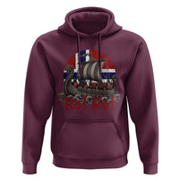 Ro Ro Norway Hoodie Norwegian Viking Row Longship Norge Football Fan