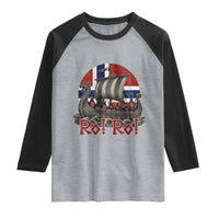 Ro Ro Norway Raglan Shirt Norwegian Viking Row Longship Norge Football Fan