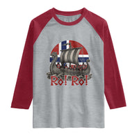 Ro Ro Norway Raglan Shirt Norwegian Viking Row Longship Norge Football Fan