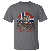 Ro Ro Norway T Shirt Norwegian Viking Row Longship Norge Football Fan
