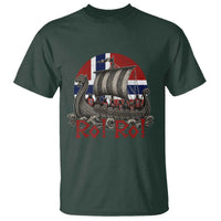 Ro Ro Norway T Shirt Norwegian Viking Row Longship Norge Football Fan