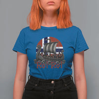 Ro Ro Norway T Shirt For Women Norwegian Viking Row Longship Norge Football Fan