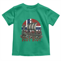 Ro Ro Norway Toddler T Shirt Norwegian Viking Row Longship Norge Football Fan