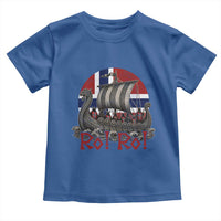Ro Ro Norway Toddler T Shirt Norwegian Viking Row Longship Norge Football Fan