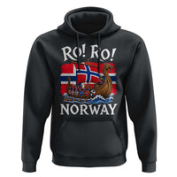 Ro Ro Norway Viking Row Hoodie Norwegian Flag Longship for Norge Football Fan