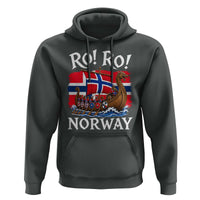 Ro Ro Norway Viking Row Hoodie Norwegian Flag Longship for Norge Football Fan