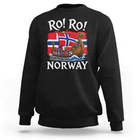 Ro Ro Norway Viking Row Sweatshirt Norwegian Flag Longship for Norge Football Fan