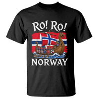 Ro Ro Norway Viking Row T Shirt Norwegian Flag Longship for Norge Football Fan