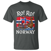 Ro Ro Norway Viking Row T Shirt Norwegian Flag Longship for Norge Football Fan