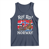 Ro Ro Norway Viking Row Tank Top Norwegian Flag Longship for Norge Football Fan