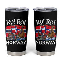 Ro Ro Norway Viking Row Tumbler Cup Norwegian Flag Longship for Norge Football Fan