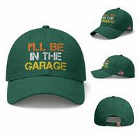 I Will Be In The Garage Funny Car Mechanic Handyman Baseball Cap