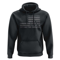 If You Need Me I Will Be In The Garage Funny Mechanic Hoodie Vintage American Flag