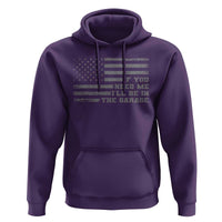 If You Need Me I Will Be In The Garage Funny Mechanic Hoodie Vintage American Flag