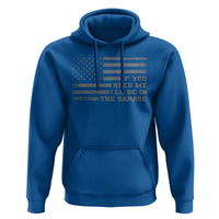 If You Need Me I Will Be In The Garage Funny Mechanic Hoodie Vintage American Flag