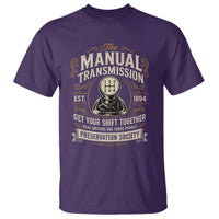 The Manual Transmission Preservation Society Get Your Shift Together T Shirt Funny Manual Car Guy