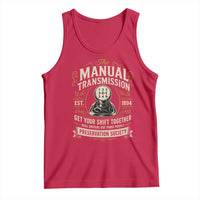 The Manual Transmission Preservation Society Get Your Shift Together Tank Top Funny Manual Car Guy