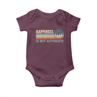 Happiness Is Not Automatic 5 Speed Manual Transmission Car Baby Onesie