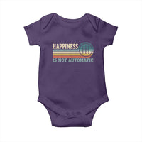 Happiness Is Not Automatic 5 Speed Manual Transmission Car Baby Onesie