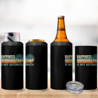 Happiness Is Not Automatic 5 Speed Manual Transmission Car 4 in 1 Can Cooler Tumbler