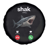 Shark Calling Meme Mispelled Shak Incoming Call Humor Spare Tire Cover