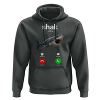 Shark Calling Meme Mispelled Shak Incoming Call Humor Hoodie