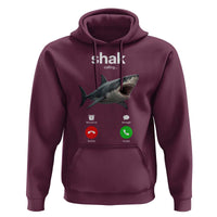 Shark Calling Meme Mispelled Shak Incoming Call Humor Hoodie