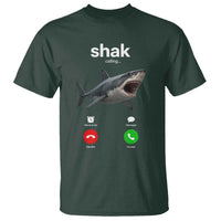 Shark Calling Meme Mispelled Shak Incoming Call Humor T Shirt